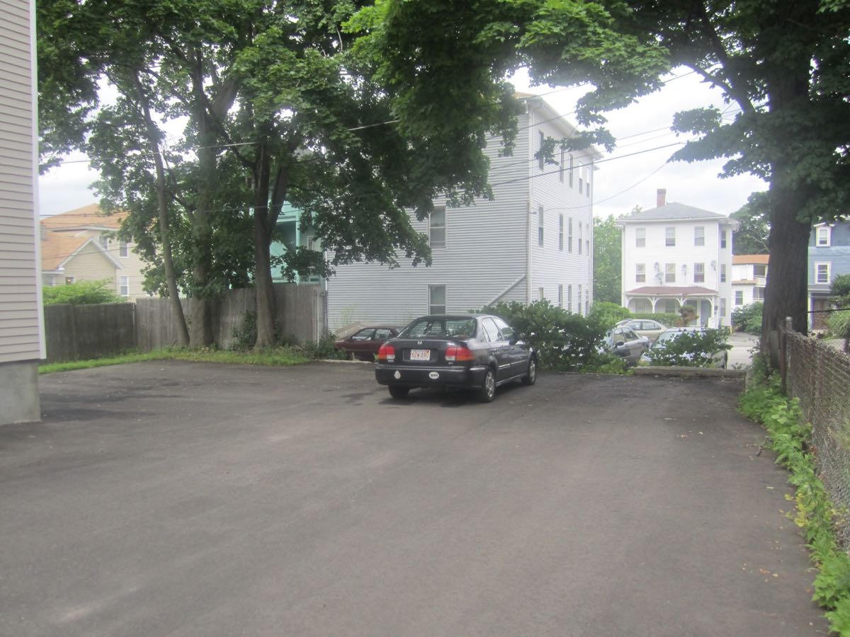 Off-street parking area at 18 Home Street